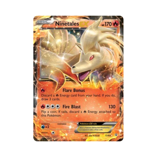 포켓몬 TCG 나인테일 EX RHE 제네레이션즈 (영문판)