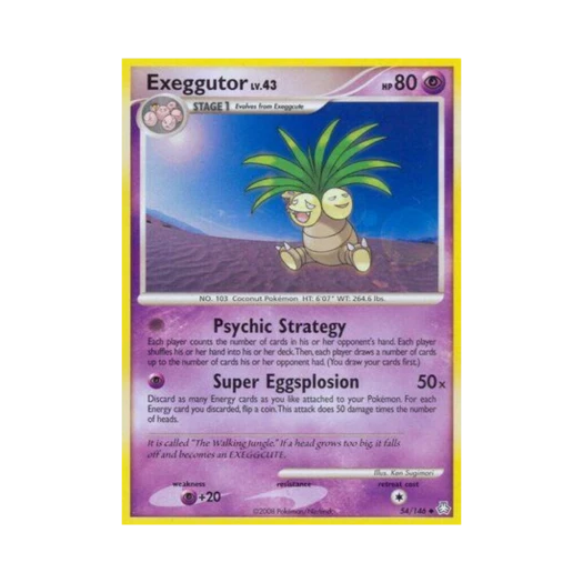 Pokemon TCG Exeggutor U Legends Awakened (English Ver.)