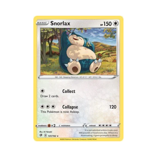 포켓몬 TCG 잠만보 R 레벌 크래시 (영문판)