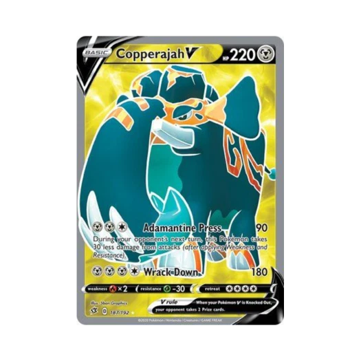 Pokemon TCG Copperajah V RU Rebel Clash (English Ver.)