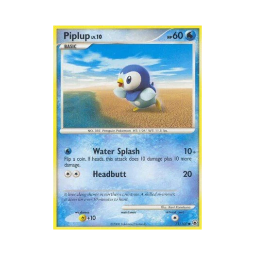 Pokemon TCG Piplup C Majestic Dawn (English Ver.)