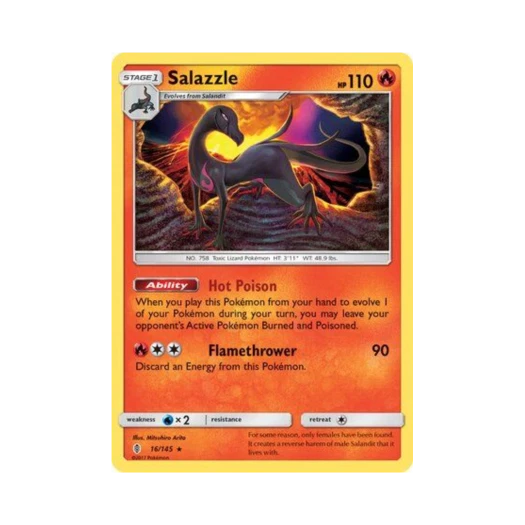 포켓몬 TCG 염뉴트 R 가디언스 라이징 (영문판)