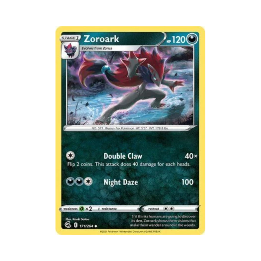 포켓몬 TCG 조로아크 U 퓨전 스트라이크 (영문판)