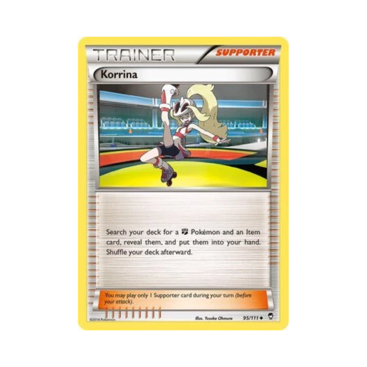 Pokemon TCG Korrina U Furious Fists (English Ver.)