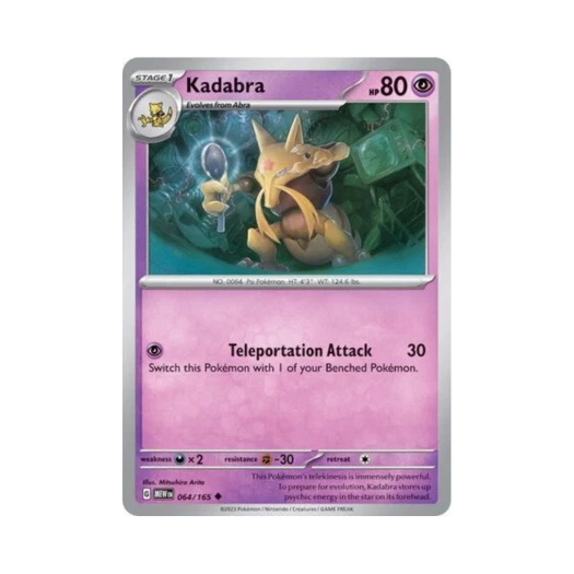 Pokemon TCG Kadabra U Scarlet & Violet 151 (English Ver.)