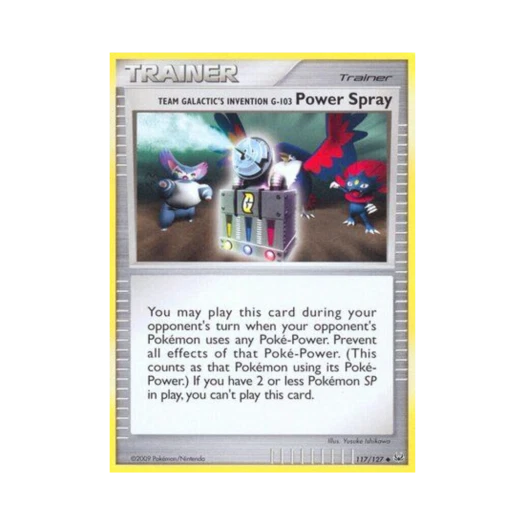 포켓몬 TCG 갤럭시단의 발명 G-103 파워 스프레이 U 플래티넘 (영문판)