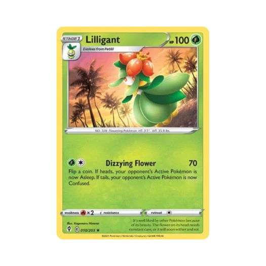 Pokemon TCG Lilligant R Evolving Skies (English Ver.)