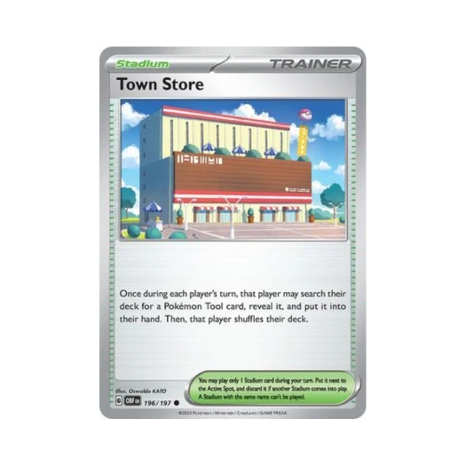 Pokemon TCG Town Store C Obsidian Flames (English Ver.)