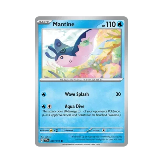 포켓몬 TCG 만타인 C 서징 스파크 (영문판) 카드 이미지