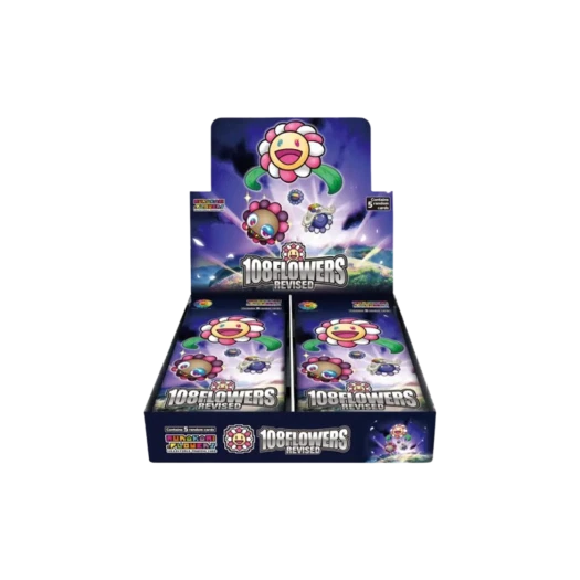 카이카이키키 TCG 무라카미 플라워즈 트레이딩 카드 108 플라워즈 리바이즈드 (영문판)