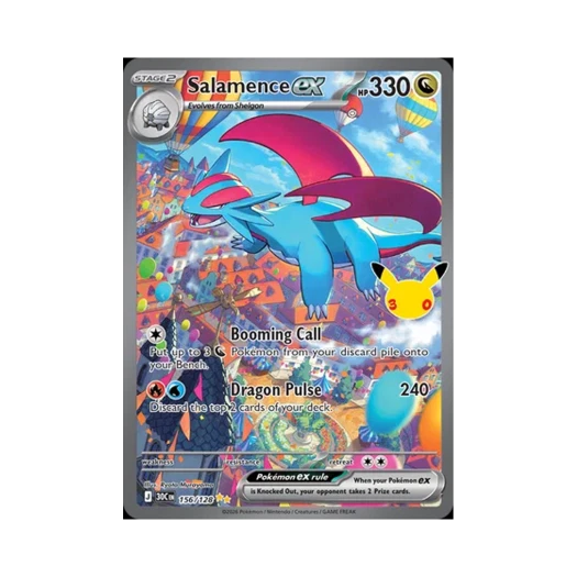 포켓몬 TCG 보만다 ex SAR 30주년 기념 (영문판)