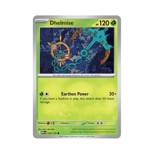 Pokemon TCG Dhelmise C Mega Evolution (English Ver.)