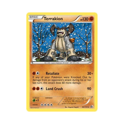 포켓몬 TCG 테라키온 RH 레전더리 트레져스 (영문판)