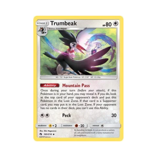포켓몬 TCG 크라파 U 로스트 썬더 (영문판)
