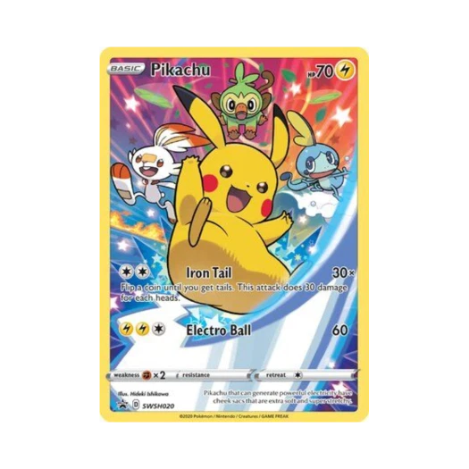 Pokemon TCG Pikachu P Sword & Shield Promos (English Ver.)
