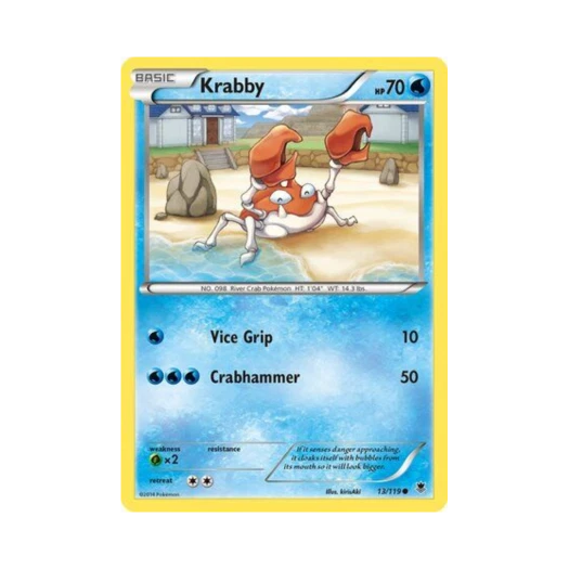 포켓몬 TCG 크랩 C 팬텀 포스 (영문판)