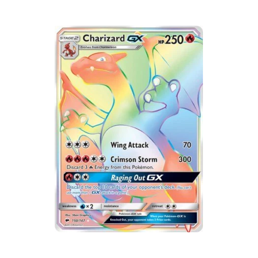 Pokemon TCG Charizard GX RR Burning Shadows (English Ver.)