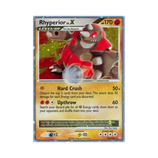Pokemon TCG Rhyperior LV.X RHL Legends Awakened (English Ver.)