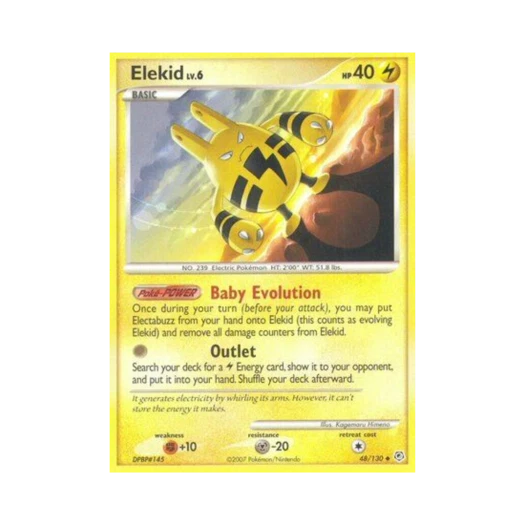 포켓몬 TCG 에레키드 U 다이아몬드 & 펄 (영문판)