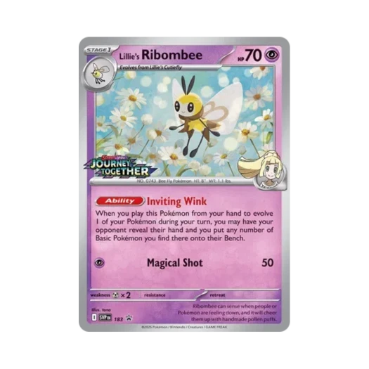 포켓몬 TCG 릴리에의 에리본 P 스칼렛 & 바이올렛 프로모 카드 (영문판)