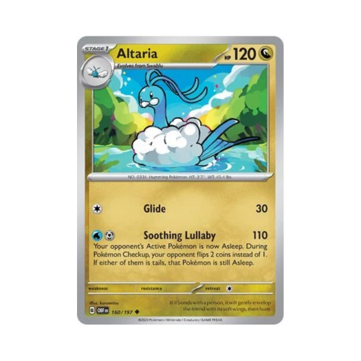 Pokemon TCG Altaria U Obsidian Flames (English Ver.)