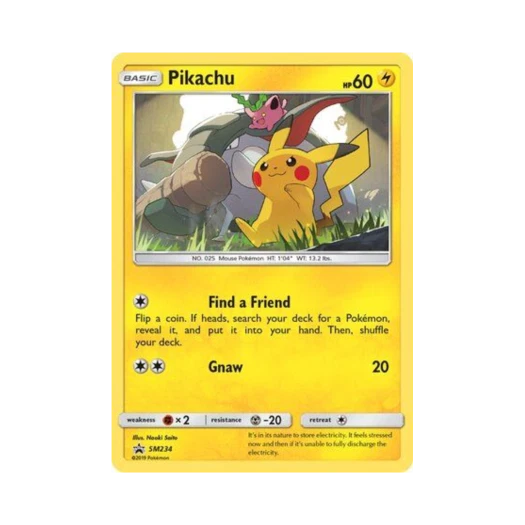 포켓몬 TCG 피카츄 P 썬 & 문 프로모카드 (영문판)