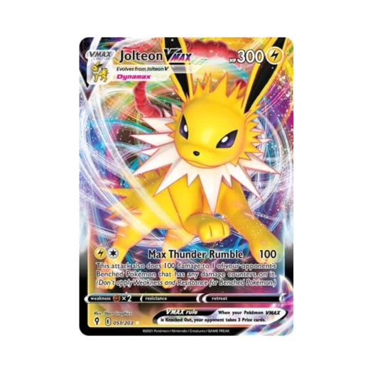 Pokemon TCG Jolteon VMAX HRV Evolving Skies (English Ver.)