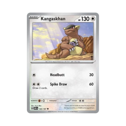 Pokemon TCG Kangaskhan U Obsidian Flames (English Ver.)