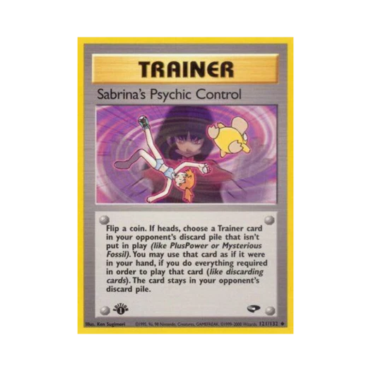 포켓몬 TCG 초련의 사이코 컨트롤 U 짐 첼린지 (영문판)