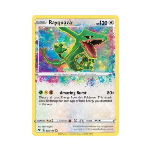 포켓몬 TCG 레쿠쟈 AR 비비드 볼티지 (영문판)