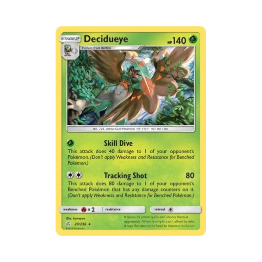 Pokemon TCG Decidueye RH Cosmic Eclipse (English Ver.)