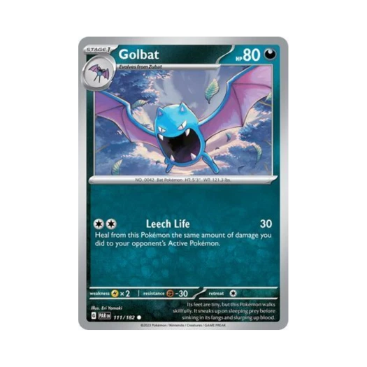 Pokemon TCG Golbat C Paradox Rift (English Ver.)