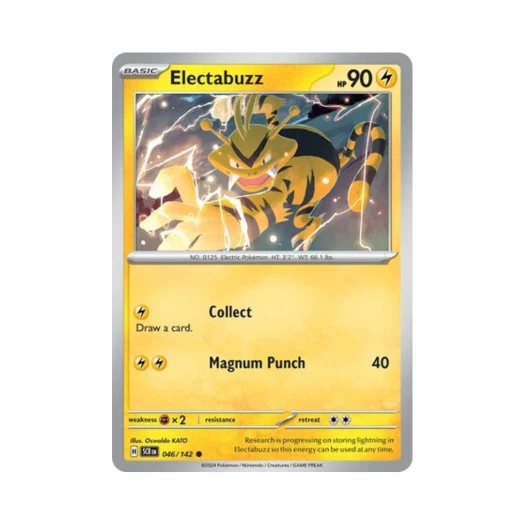 Pokemon TCG Electabuzz C Stellar Crown (English Ver.)