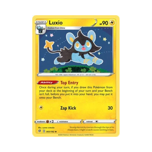 Pokemon TCG Luxio U Rebel Clash (English Ver.)