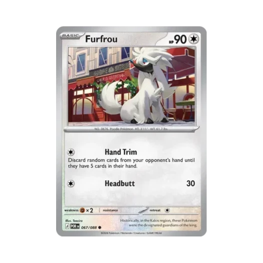 Pokemon TCG Furfrou C Perfect Order (English Ver.)