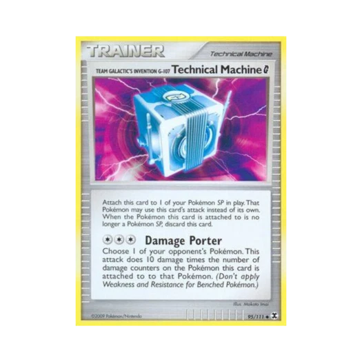 Pokemon TCG Team Galactic's Invention G-107 Technical Machine G U Rising Rivals (English Ver.)