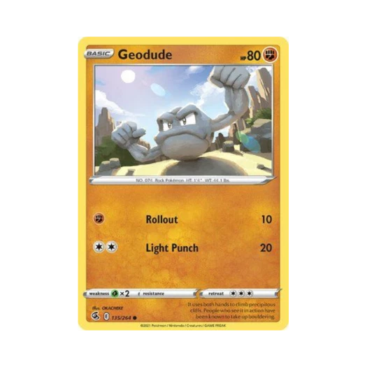 포켓몬 TCG 꼬마돌 C 퓨전 스트라이크 (영문판)