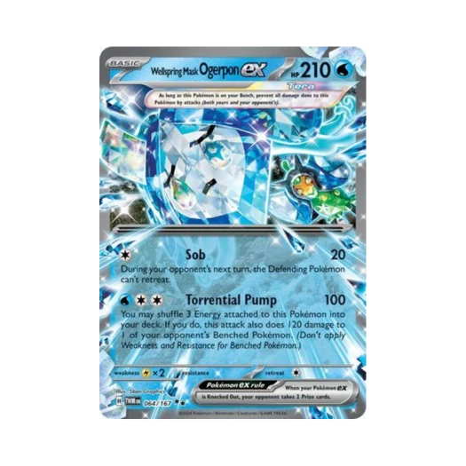 포켓몬 TCG 오거폰 우물의 가면 ex DR 트와일라잇 마스커레이드 (영문판)