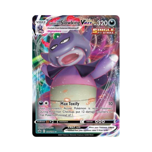 포켓몬 TCG 가라르 야도킹 VMAX HRV 칠링 레인 (영문판)