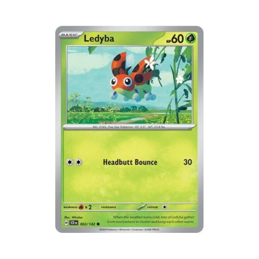 Pokemon TCG Ledyba C Stellar Crown (English Ver.)