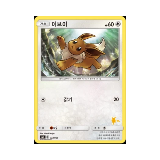 포켓몬 TCG 이브이 썬&문 패밀리 포켓몬 카드 게임 라이츄 GX 덱 (한글판)