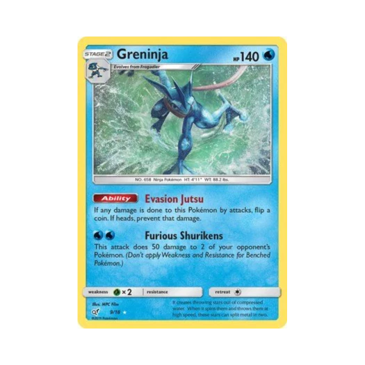 포켓몬 TCG 개굴닌자 RU 명탐정 피카츄 (영문판)