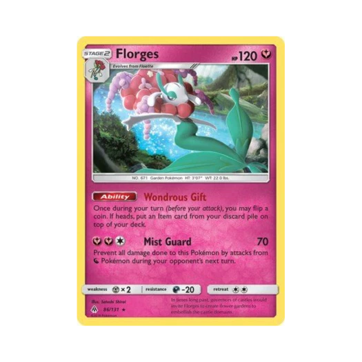 포켓몬 TCG 플라제스 R 포비든 라이트 (영문판)