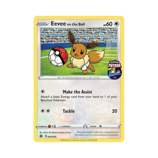 Pokemon TCG Eevee on the Ball Pokemon Futsal (English Ver.)