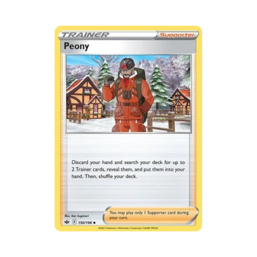 Pokemon TCG Peony U Chilling Reign (English Ver.)