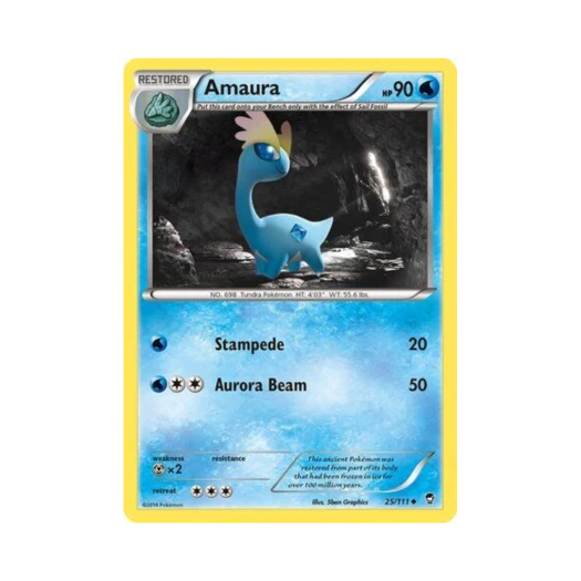 Pokemon TCG Amaura U Furious Fists (English Ver.)