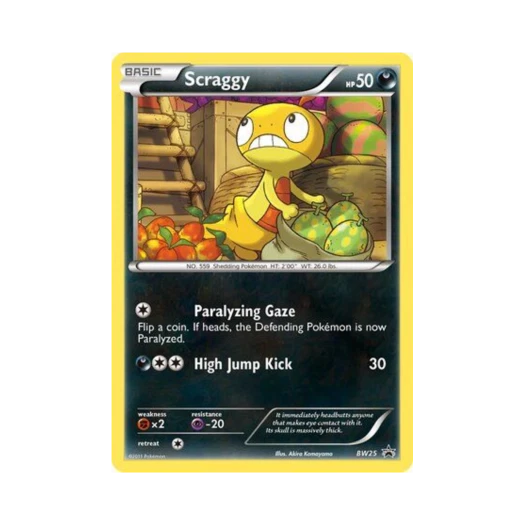 포켓몬 TCG 곤율랭 P 블랙 & 화이트 프로모카드 (영문판)