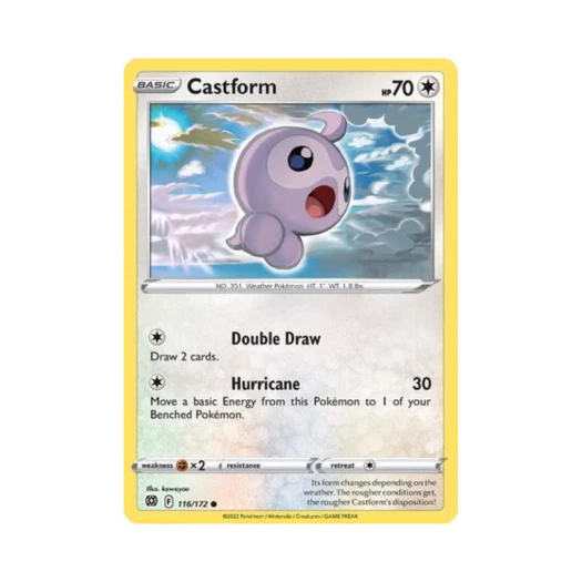 Pokemon TCG Castform C Brilliant Stars (English Ver.)