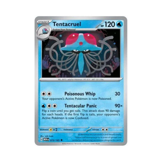 Pokemon TCG Tentacruel U Scarlet & Violet 151 (English Ver.)