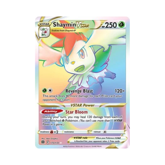 Pokemon TCG Shaymin VSTAR RR Brilliant Stars (English Ver.)